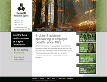 Tablet Screenshot of bennettinsurance.ca